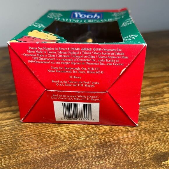 Vintage 80s 1987 NOMA Winnie The Pooh Rotating Ornament - Picture 5 of 6